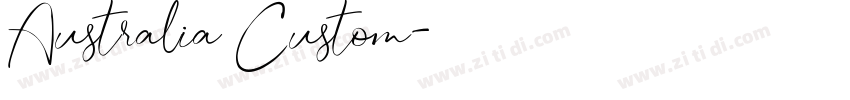 Australia Custom字体转换